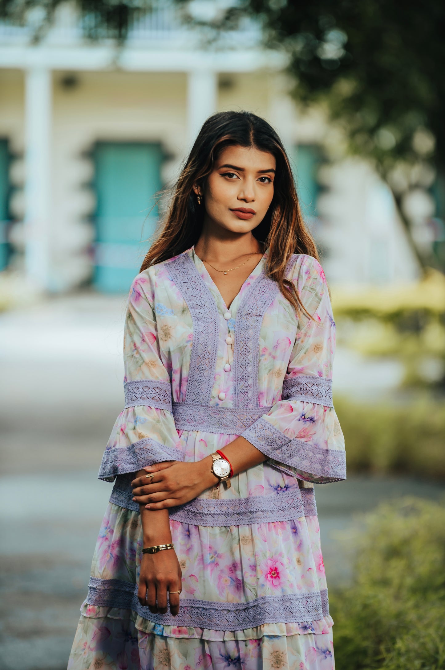 LAVENDER BLOOM DRESS