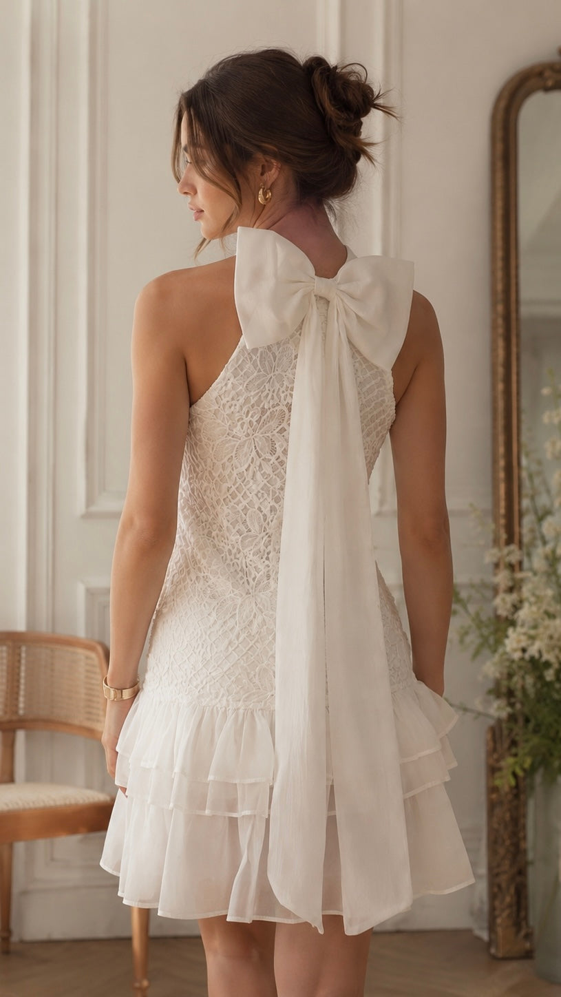 ELOWEN BOW DRESS